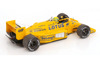 LOTUS Honda 99T, Senna (1987), yellow