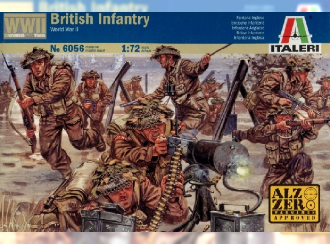 Сборная модель Солдаты WWII- British Infantry