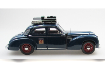 DELAGE D6-3L sedan Paris taxi (1948-54), blue