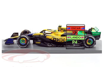 McLAREN MCL38 #4 4th Monaco GP Formula 1 Lando Norris (2024)