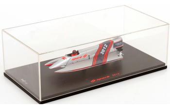 SONSTIGES Race Boat toy fair (2012), silver grey red