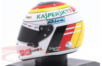 MINI HELMET Sebastian Vettel FERRARI SF90 2nd Deutschland GP Formula 1 (2019)