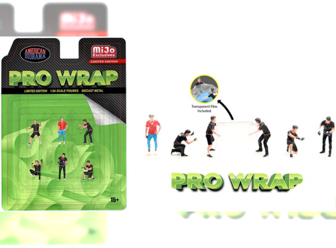 FIGURES Set 6x Pro Wrap, Various