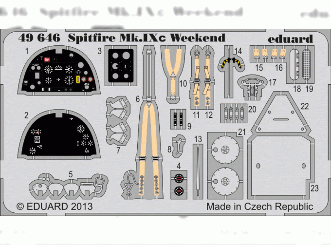 Фототравление для Spitfire Mk.IXc Weekend