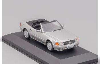 MERCEDES-BENZ 500 SL (1989), Mercedes-Benz Offizielle Modell-Sammlung 36, silver