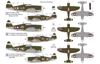 Сборная модель Republic P-47C-5 "Thunderbolt"