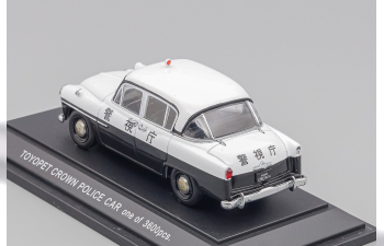 Toyopet Crown Japan Police Car (1955), white / black