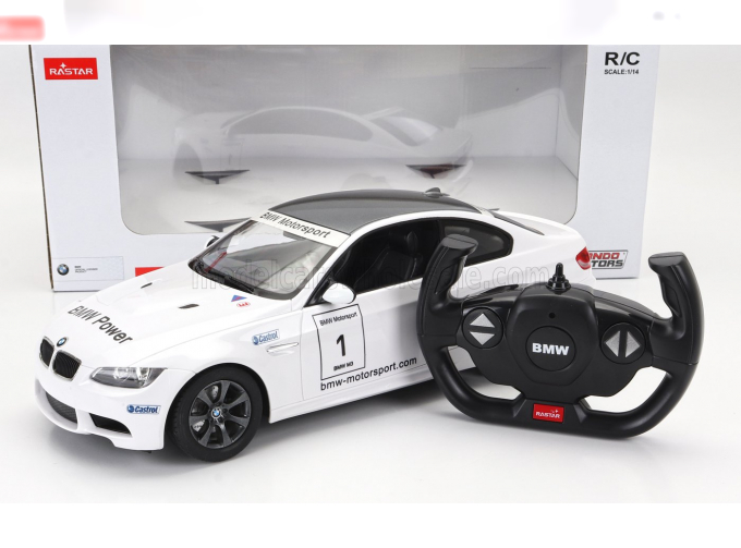 RC BMW 3-series M3 Coupe (e46) N1 Racing (2003), White Black