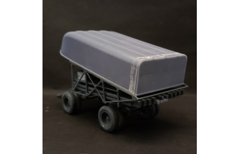 Сборная модель Прицеп Литер А1 тракторного тяжелого понтонного парка Н2П обр. 1940г
