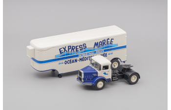 BERNARD 150mb Truck Semi-frigo Express Maree Transports (1951), cream / blue