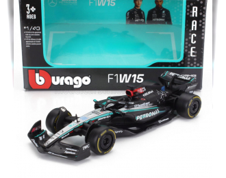 MERCEDES GP F1 W15 Eq Performance Team Amg Petronas Motorsport №63 Season (2024) George Russell, Black Silver Green