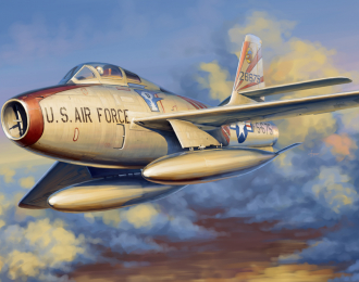 Сборная модель Самолет F-84F Thunderstreak