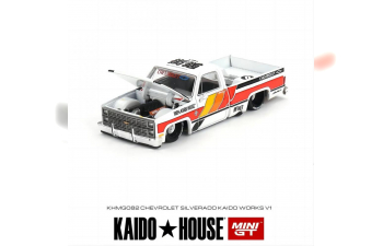 CHEVROLET Silverado Pick-up Kaido House Works V1 2003, White Red Orange