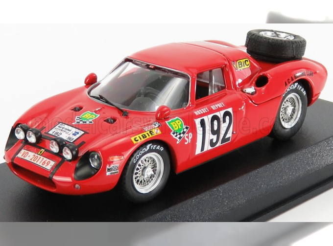 FERRARI 250lm N 192 Tour De France 1969 Rouget - Depret, Red