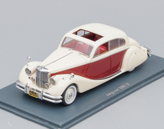 JAGUAR MK V 1950, ivory over red