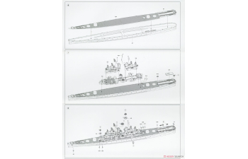 Сборная модель USS CLEVELAND CL-55 1945 Deluxe Edition