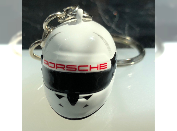 Keyring Helmet Porsche 911 RSR / 919 Hybrid N° 1 white