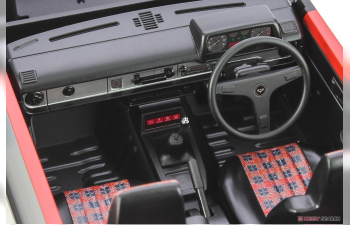 Сборная модель Toyota Starlet KP61 S (3 Door) Middle Version (1980) Historic Car Series 63