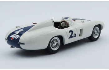 FERRARI 750 Monza 3.0l Spider №2d Winner Pebble Beach (1955) Phil Hill, White Blue