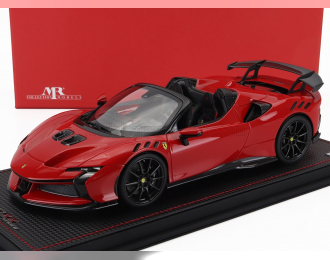 FERRARI Sf90 Xx Stradale Spider (2024) - Con Vetrina - With Showcase, Rosso Corsa - Red Black