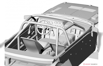 Сборная модель NISSAN 240rs (bs110) Team Nissan Europe (night Version) №12 Rally Carlo (1983) Timo Salonen - Seppo Harjanne