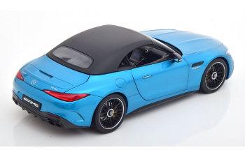 MERCEDES-BENZ AMG SL 63 4Matic+ (R232) with removable Softtop, turquoise-metallic