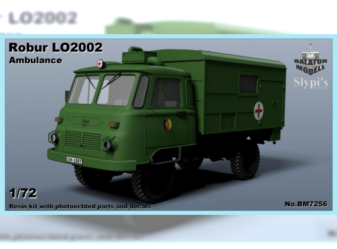 Сборная модель Robur LO 2002 ambulance