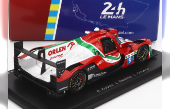 ORECA Gibson 07 Gk428 4.2l V8 Team Prema Orlen N9 2nd Lmp2 Class 24h Le Mans (2022) R.Kubica - L.Deletraz - L.Colombo, Red White Green