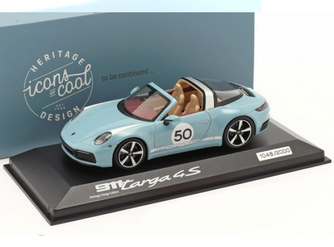 Porsche 992 Targa 4S #50 Heritage Edition (meissen blue)