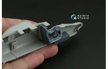 3D Декаль интерьера кабины Ка-50 (серо-голубые панели) (HobbyBoss/ARK) (с 3D-печатными деталями)