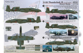 NEW A-10 Thunderbolt II Wet decal