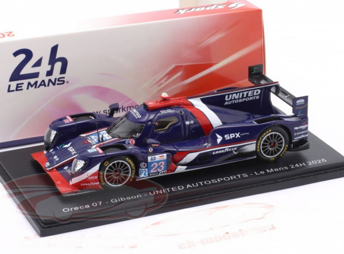 ORECA 07 №23 24h LeMans United Autosports Daniel Schneider, Oliver Jarvis, Ben Hanley (2025)