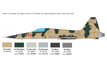 Сборная модель F-5E TIGER II