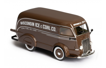 INTERNATIONAL D-300 Delivery Van Wisconsin Ice Co. 1938, brown