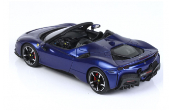 FERRARI SF90 Stradale Hybrid Spider 1000hp open roof (2020), blue