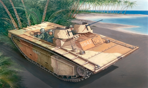 Сборная модель Амфибия LVT - (A)2 SAIPAN