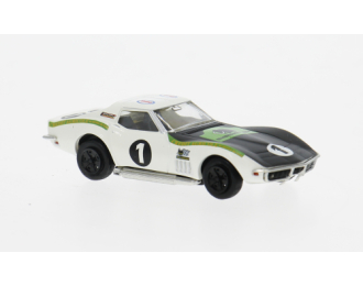 CHEVROLET Corvette C3 №1 Ecurie Leopard (1970), white/black