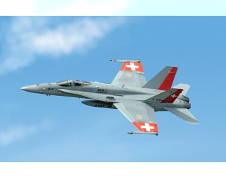 Сборная модель Самолет F/A-18 HORNET Швейцарских ВВС