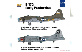 Сборная модель B-17G Early Production