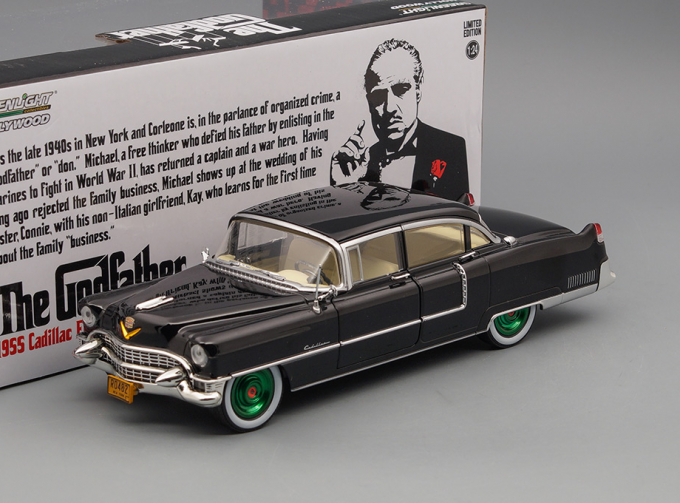 CADILLAC Fleetwood Series 60 Special 1955 Black (из к/ф "Крёстный отец") (Greenlight!)