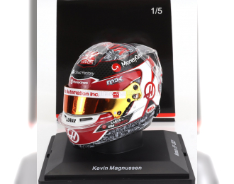 BELL HELMET F1 Casco Helmet Haas Fw23 Team Moneygram Haas №20 Monaco Gp (2023) Kevin Magnussen, Red White Black