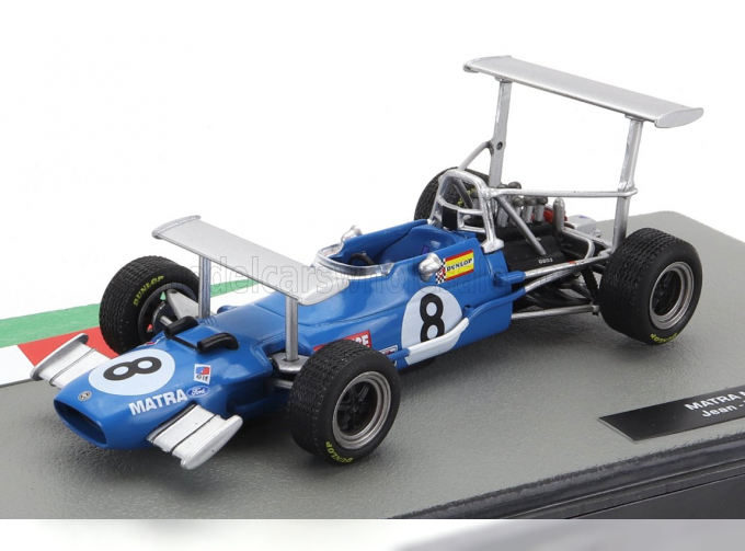 MATRA SIMCA F1 Ms10 №8 Season (1969) Jean Pierre Beltoise, Blue Silver