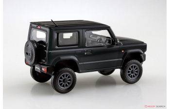 Сборная модель SUZUKI Jimny Custom Wheel(Bluish Black Pearl3), SNAP KIT (сборка без клея)