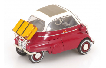 BMW Isetta 250 (1955), dark red/white