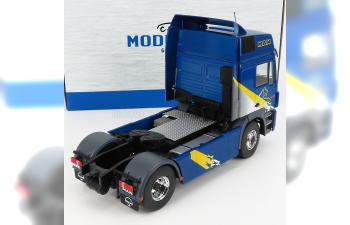 MAN F2000 Tractor Truck 2-assi Big Blue Edition 1996, Blue Yellow Grey