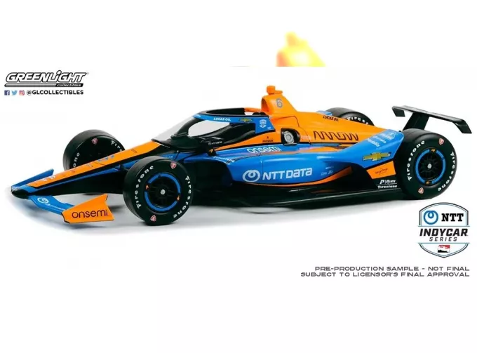 CHEVROLET №6 Team Arrow McLaren IndyCar Series David Malukas (2024)