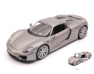 Porsche 918 Spyder Hard Top 2015 серый