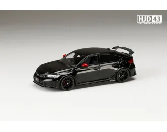 HONDA Civic Type R (FL5) Racing Black Package with Genuine Optional Parts, crystal black pearl