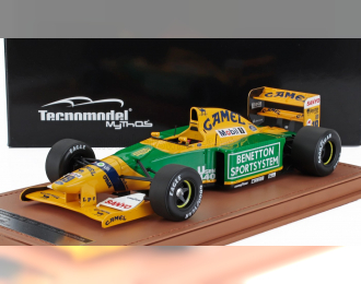 BENETTON F1 B192 Ford №19 Barcellona Test Car Season (1992) Alex Zanardi, Yellow Green