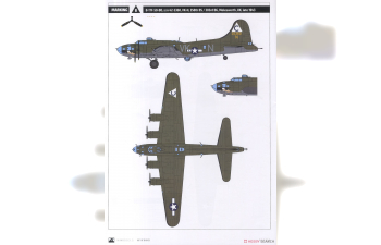 Сборная модель B-17F Flying Fortress